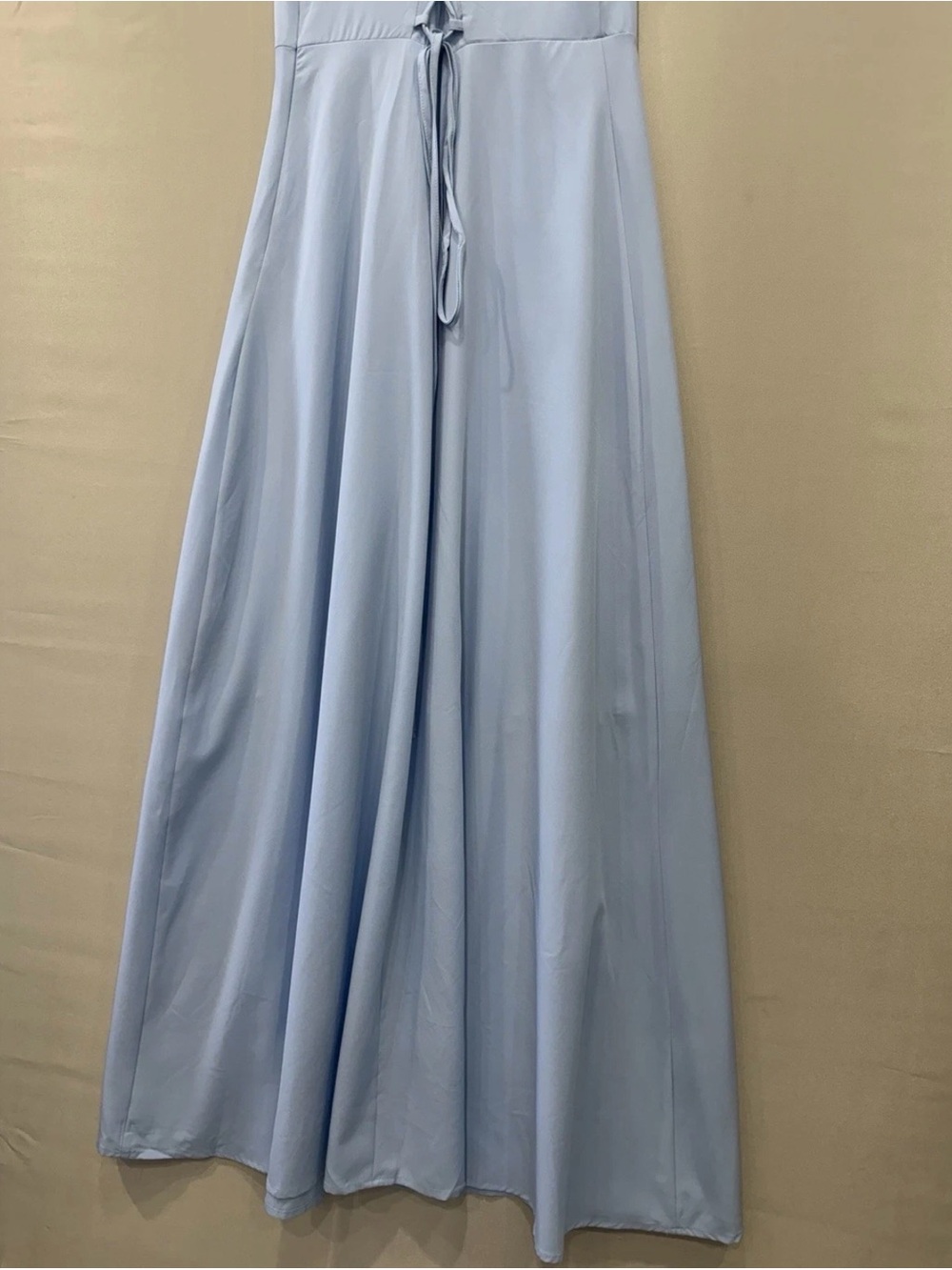 Light Blue Maxi Formal Dress Prom Bridesmaid Evening Gown - Picture 9 of 13